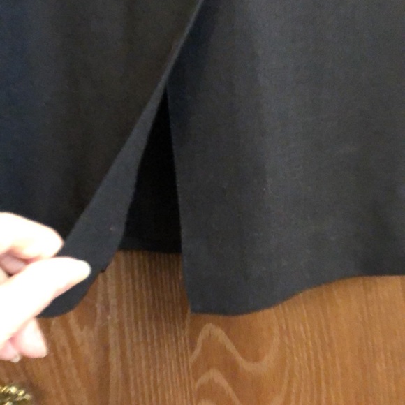 D’ORAZ BLACK SIZE 6 CREPE PENCIL SKIRT PURE VIRGIN WOOL FULLY LINED - #155 - Picture 3 of 8